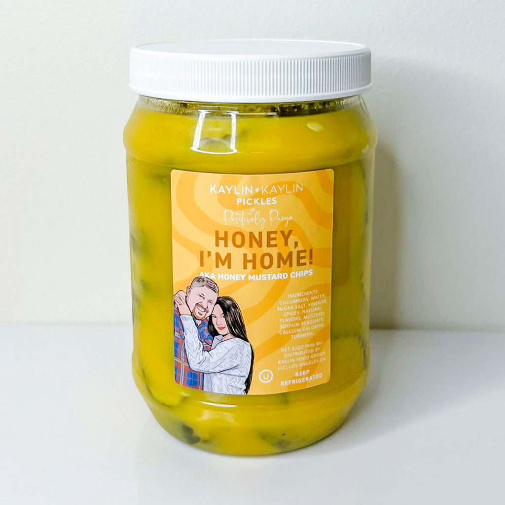 Honey Mustard Pickles KAYLIN + KAYLIN