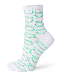 Pickle Smile Pattern High Socks