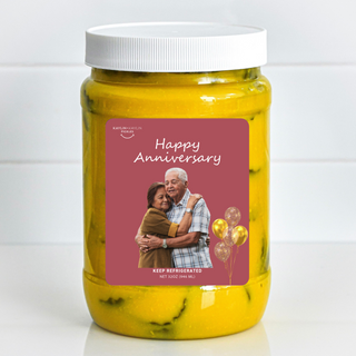 Happy Anniversary Custom Jar