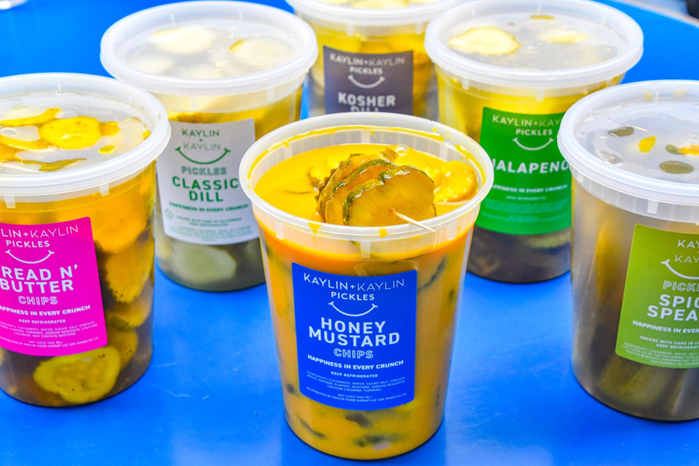 Honey Mustard Pickle Jar