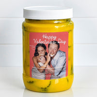 Happy Valentine's Day Custom Jar