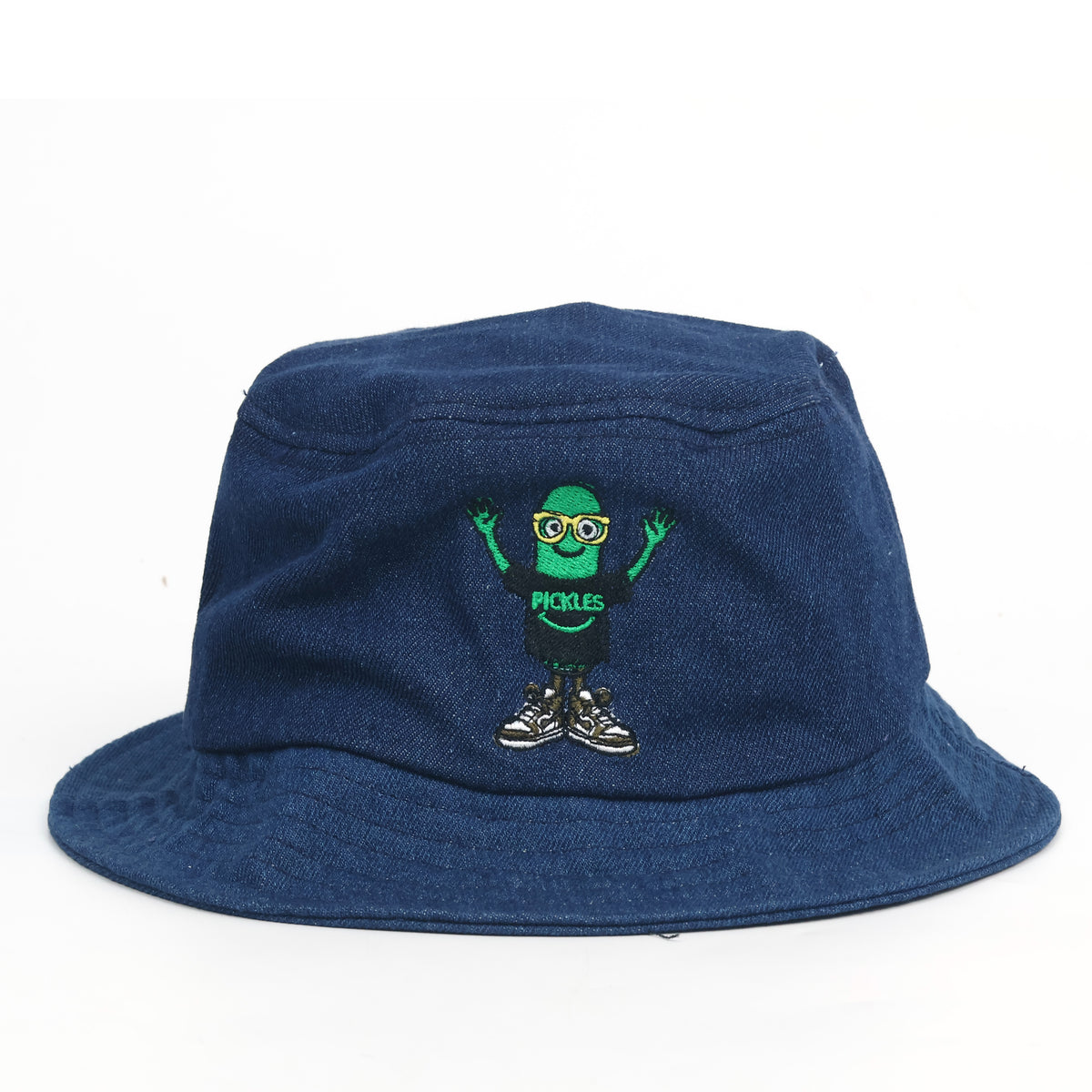 Pickle Man Embroidery Bucket Hat