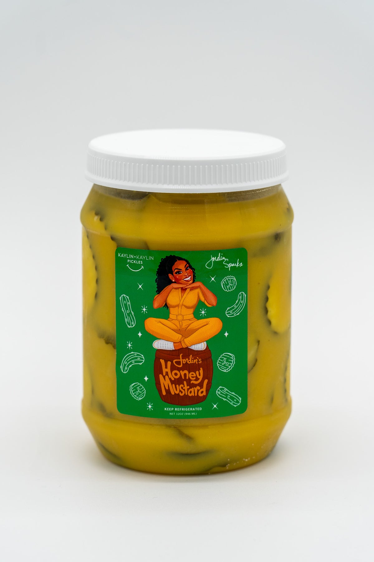 Jordin's Honey Mustard Pickles