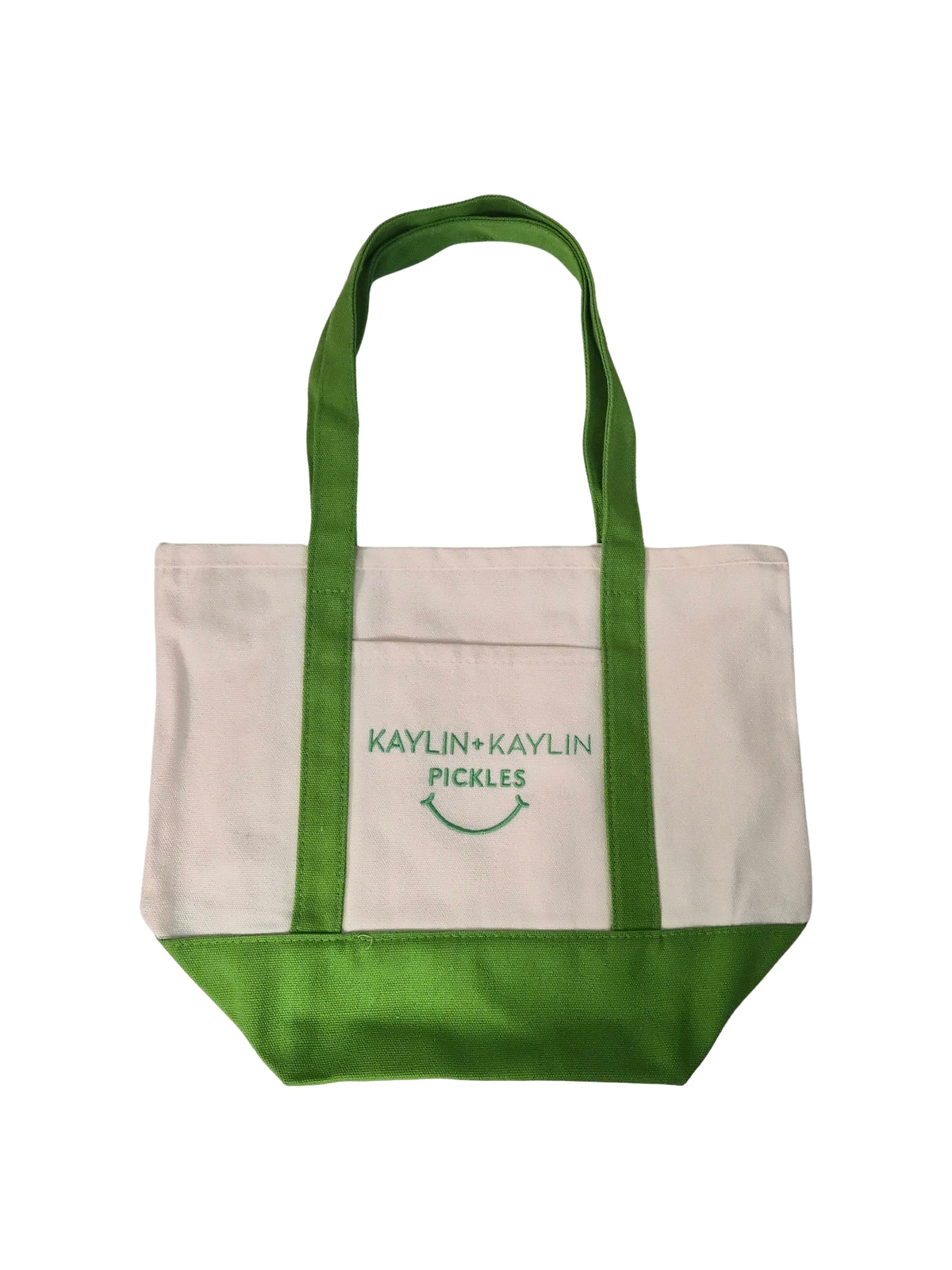 Pickle Smile Canvas Tote Bag