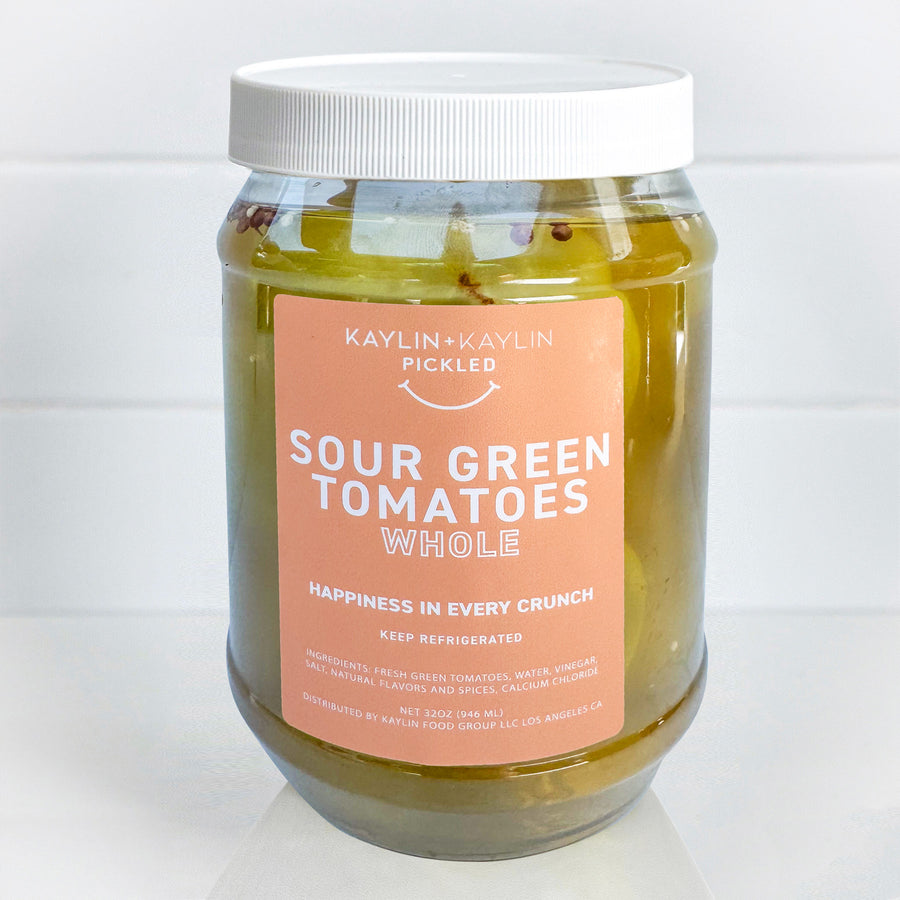 Pickled Green Tomatoes: Whole