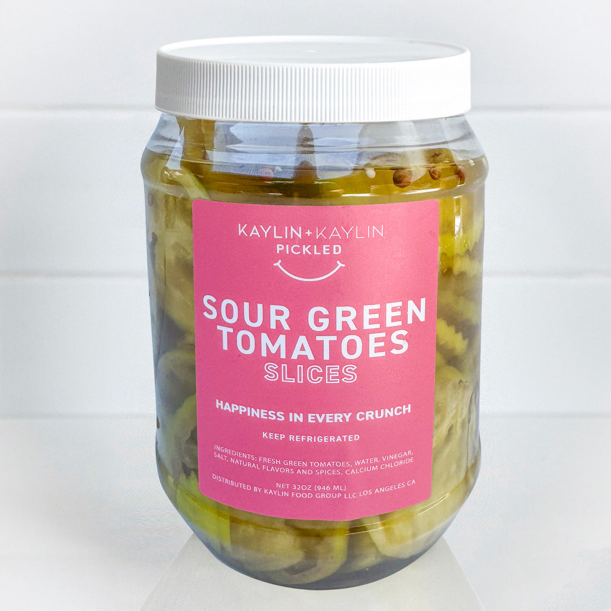 Sour Green Tomatoes: Slices