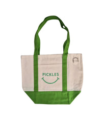Pickle Smile Canvas Tote Bag