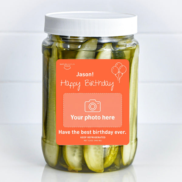 Happy Birthday! Custom Jar, your photo here