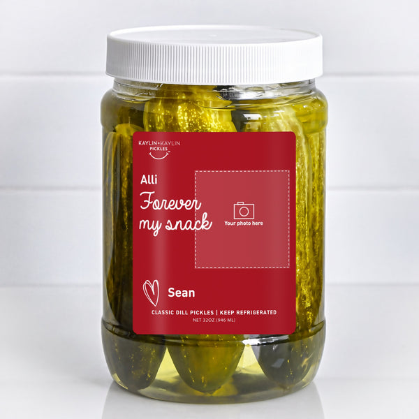 Forever My Snack Custom Jar, your photo here