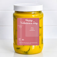 Happy Valentine's Day Custom Jar, your photo here