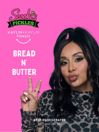 Snooki's Bread n' Butter pickles label
